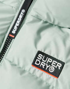 SUPERDRY D2 SDCD HOODED SPORTS PUFFER JACKET GEACA DE DAMA