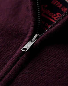 SUPERDRY D2 OVIN ESSENTIAL EMB KNIT HALF ZIP TRICOTAT DE BARBATI