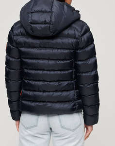 SUPERDRY D2 SDCD HOODED FUJI QUILT PADDED JKT GEACA DE DAMA