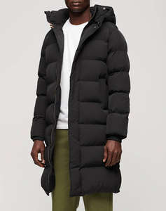 SUPERDRY D2 MRCH HOODED LONGLINE PUFFER JACKET GEACA DE BARBATI