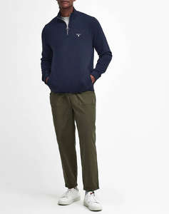 BARBOUR BECKHILL HALF ZIP SWEATSHIRT HANORAC