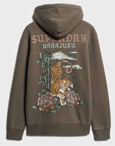 SUPERDRY D1 OVIN TATTOO GRAPHIC HOODIE HANORAC DE BARBATI