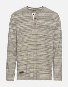 CAMEL T-Shirt M.M. Henley stripes