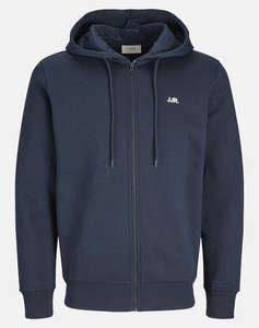 JJREBEL LOGO SWEAT ZIP HOOD