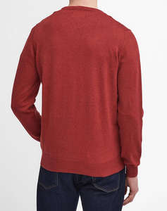 BARBOUR PIMA COTTON CREW NECK SWEATER TRICOTAT