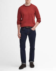 BARBOUR PIMA COTTON CREW NECK SWEATER TRICOTAT