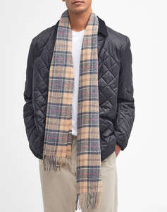 BARBOUR TARTAN LAMBSWOOL SCARF FULAR