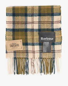 BARBOUR TARTAN LAMBSWOOL SCARF FULAR