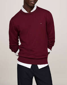 TOMMY HILFIGER PIMA ORG CTN CASHMERE CREW NECK