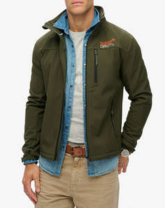 SUPERDRY D2 SDCD SOFTSHELL TREKKER TRACK JACKET GEACA DE BARBATI