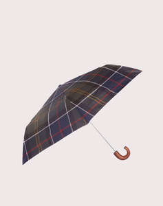 BARBOUR TARTAN MINI UMBRELLA UMBRELA