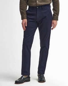 BARBOUR SUEDED SATEEN TAILORED FIT TROUSER PANTALONI