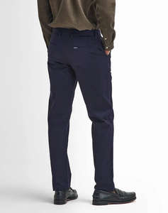 BARBOUR SUEDED SATEEN TAILORED FIT TROUSER PANTALONI