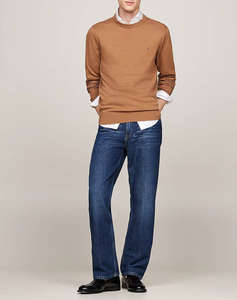 TOMMY HILFIGER PIMA ORG CTN CASHMERE CREW NECK