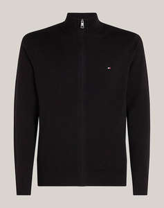 TOMMY HILFIGER PIMA ORG CTN CASHMERE ZIP THRU