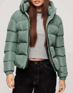 SUPERDRY D2 SDCD HOODED SPORTS PUFFER JACKET GEACA DE DAMA