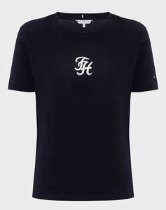 TOMMY HILFIGER SLIM TH SCRIPT C-NK SS