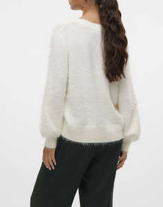 VERO MODA VMPOILU LS V-NECK PULLOVER FR