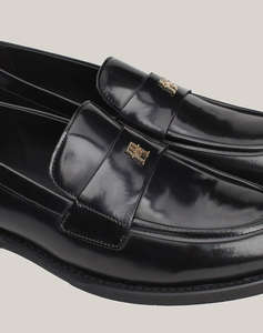 TOMMY HILFIGER PARTY ABRASIVATO LEATHER LOAFER