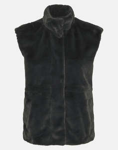 VERO MODA VMSONJAPOPPY FAUX FUR WAISTCOAT GA BOO