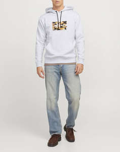 JACK&JONES JORVESTERBRO NEWTON BOXFRONT SWEAT BF LN