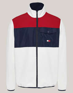 TOMMY JEANS TJM RLX BADGE FLEECE ZIP THRU