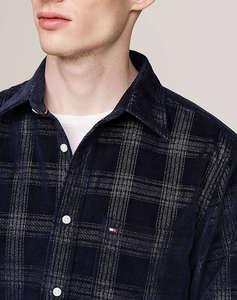 TOMMY HILFIGER CORDUROY CHECK RF SHIRT