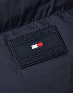 TOMMY HILFIGER MIX DOWN HOODED PUFFER JACKET