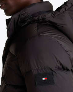 TOMMY HILFIGER MIX DOWN HOODED PUFFER JACKET