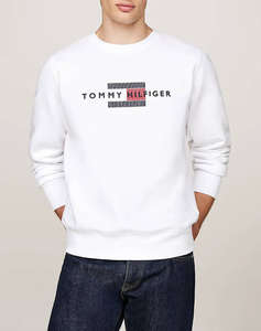 TOMMY HILFIGER HILFIGER FLAG EMBRO SWEATSHIRT