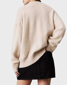 CALVIN KLEIN TEXTURED LOOSE SWEATER CARDIGAN