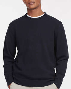 BARBOUR ESSENTIAL PATCH CREW NECK SWEATER TRICOTAT