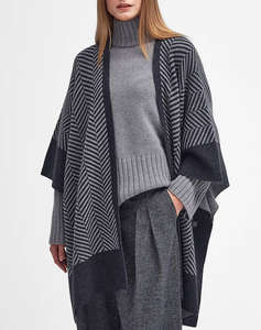 BARBOUR ROSLIN KNITTED CAPE