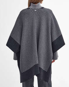 BARBOUR ROSLIN KNITTED CAPE