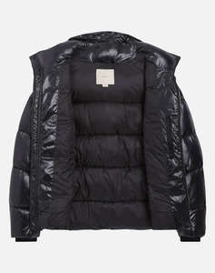 CALVIN KLEIN HOODED QUILT PUFFER MW GLOSS