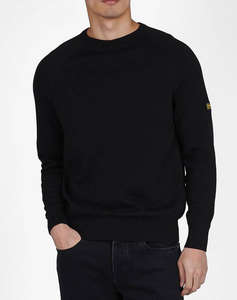 BARBOUR INTERNATIONAL COTTON CREW KNIT TRICOTAT