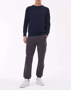 BARBOUR INTERNATIONAL COTTON CREW KNIT TRICOTAT