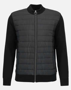 BARBOUR ESSENTIAL CARN BAFFLE ZIP THROUGH KNITTED JUMPER JACHETA