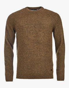 BARBOUR ESSENTIAL PATCH CREW NECK SWEATER TRICOTAT