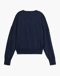 SCOTCH&SODA CORE V-NECK RELAXED PULLOVER