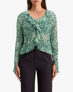 SCOTCH&SODA RUFFLED TOP