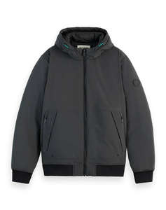 SCOTCH&SODA CLASSIC STRETCH HOODED SOFTSHELL