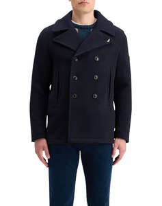 SCOTCH&SODA WOOL BLEND PEACOAT