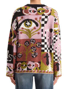 SCOTCH&SODA JACQUARD OVERSIZED PULLOVER