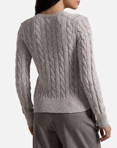 RALPH LAUREN RAGG CBL CD-LONG SLEEVE-CARDIGAN