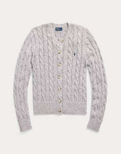 RALPH LAUREN RAGG CBL CD-LONG SLEEVE-CARDIGAN