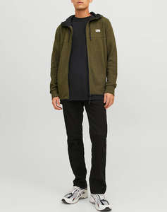 JACK&JONES JCOAIR SWEAT ZIP HOOD NOOS.