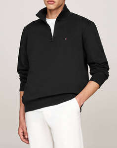 TOMMY HILFIGER ESSENTIAL FLEECE 1/4 ZIP