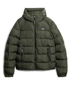 SUPERDRY D2 SDCD HOODED SPORTS PUFFER JACKET GEACA DE BARBATI