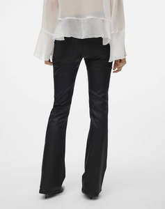 VERO MODA VMFLASH MR FLARED COATED PANTS NOOS